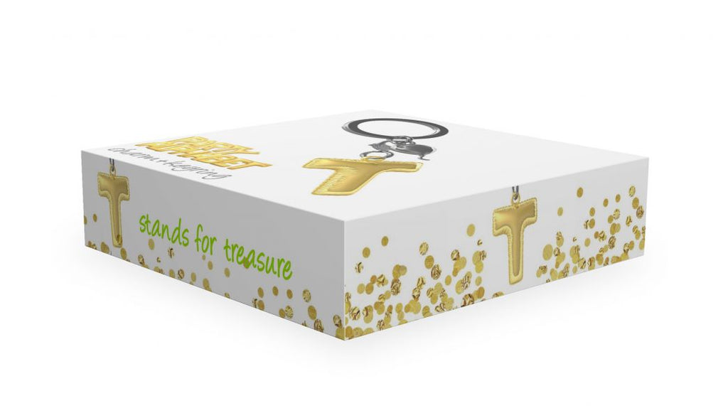 Designcadeau – porte cles alphabet ballon gonflable metalmorphose 