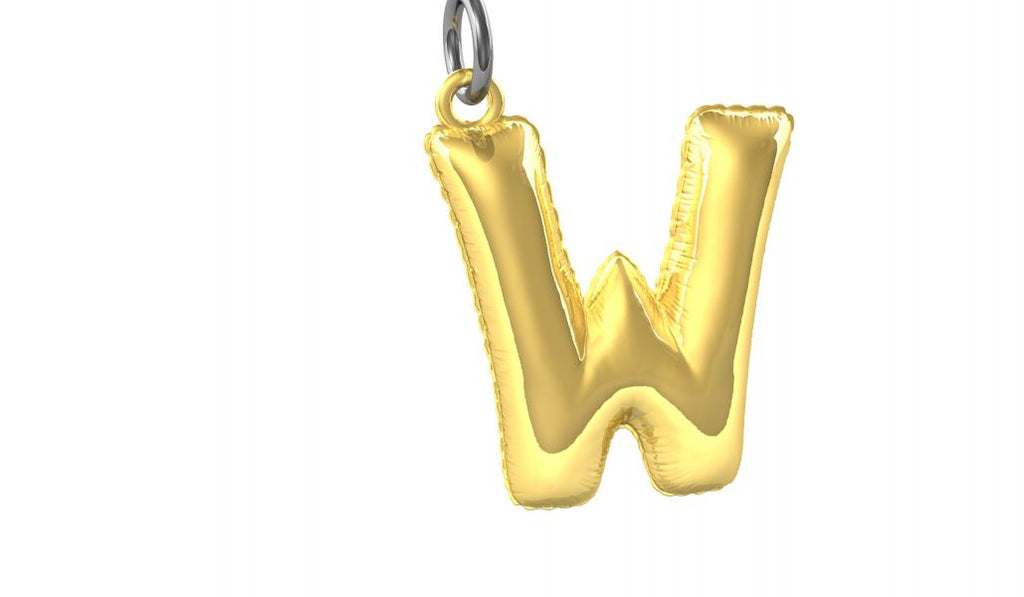 Designcadeau – porte cles alphabet ballon gonflable metalmorphose MTM10T 5404006044252