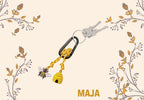 Porte-clés Mousqueton Abeille Maja – détail 2
