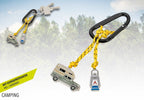 Designcadeau – porte cles mousqueton camping troika 