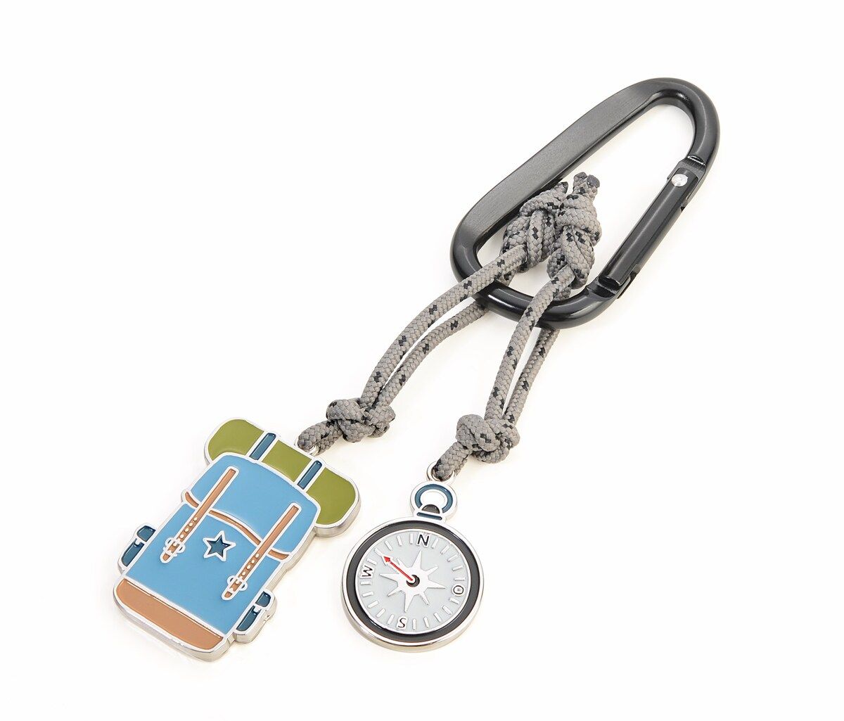 Designcadeau – porte cles mousqueton randonnee troika KR22 06/BK 4024023270796