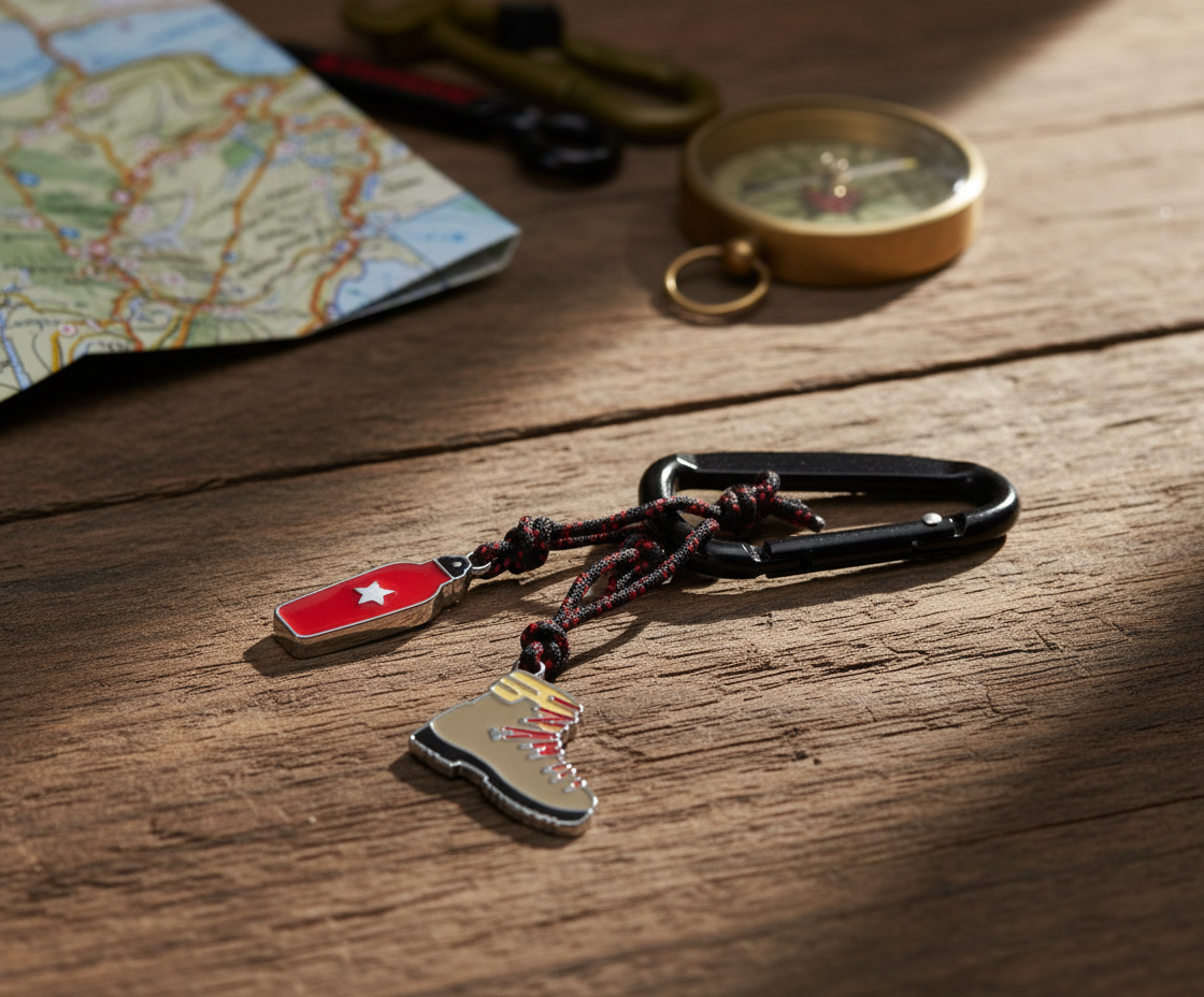 Porte-clés Mousqueton Trek – détail 2