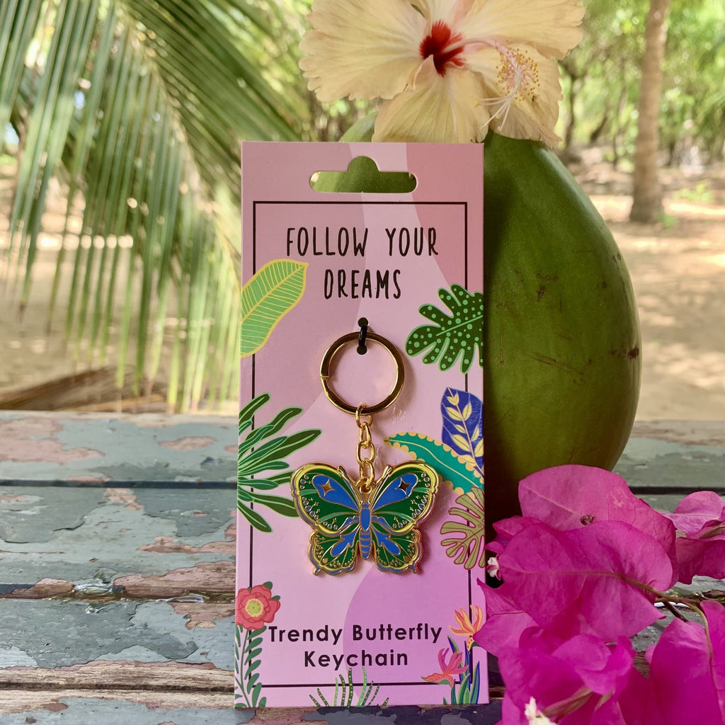 Oggetto regalo di design – porte cles papillon jungle empire 