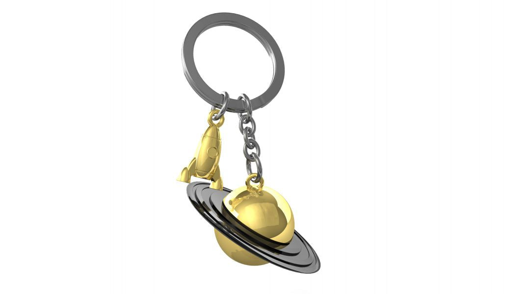 Oggetto regalo di design – porte cles planete metalmorphose 