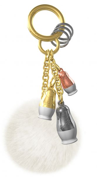 Oggetto regalo di design – bijou de sac poupee russe metalmorphose 