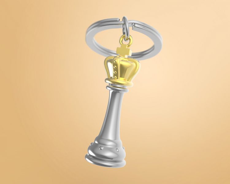 Oggetto regalo di design – porte cles roi des echecs metalmorphose MTM240 01 5404006044030