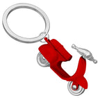porte cles scooter retro rouge metalmorphose 