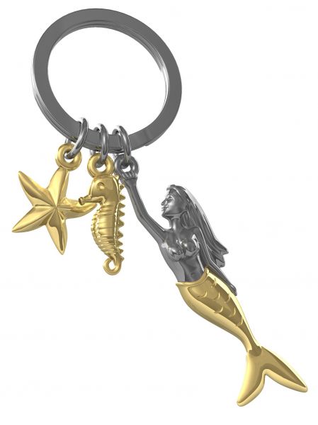 Oggetto regalo di design – porte cles sirene metalmorphose 