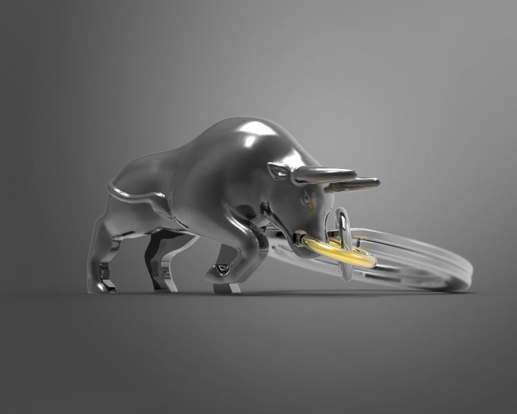 Regalo de diseño – porte cles taureau noir metalmorphose MTM092 01 5404006038572