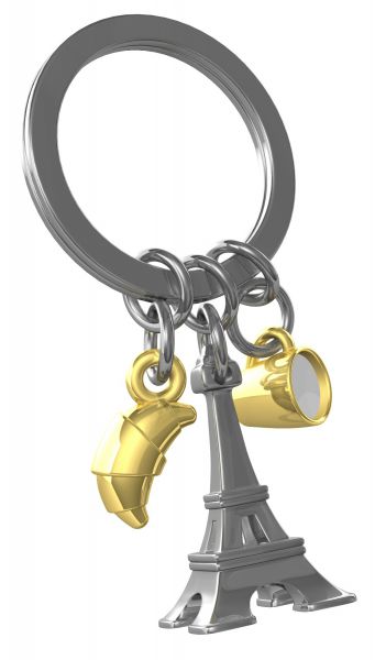 porte cles tour eiffel noire metalmorphose 