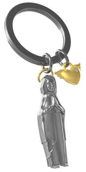 Oggetto regalo di design – porte cles vierge marie metalmorphose 