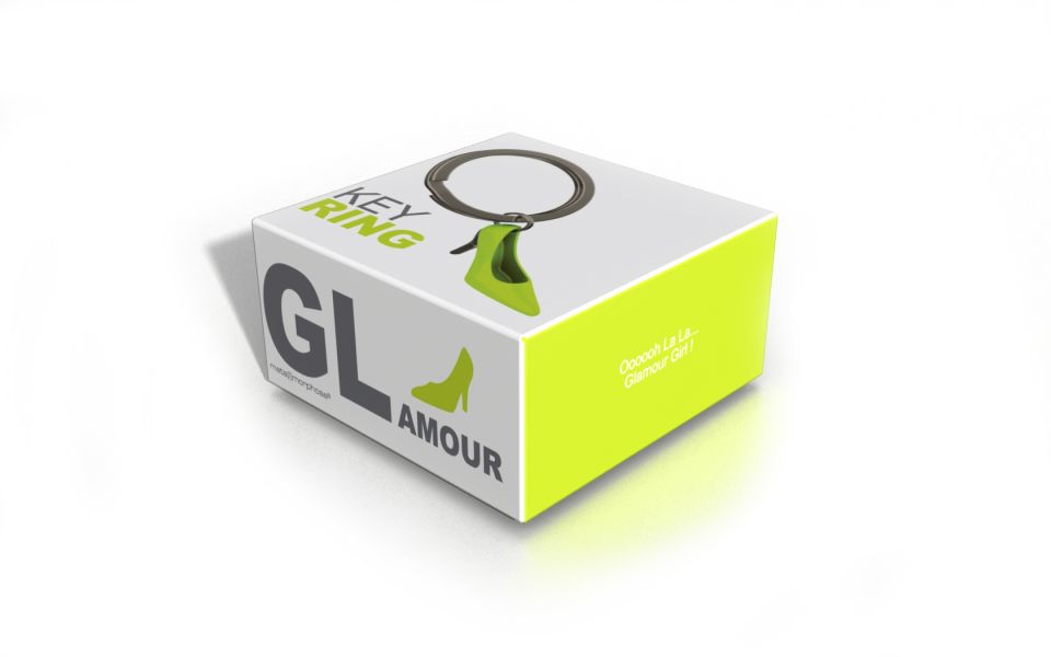 porte cles talon vert metalmorphose 
