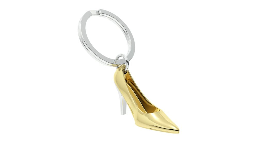 Oggetto regalo di design – porte cles talon dore metalmorphose 