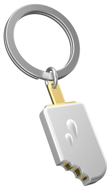 Designcadeau – porte cles glace vanille metalmorphose 