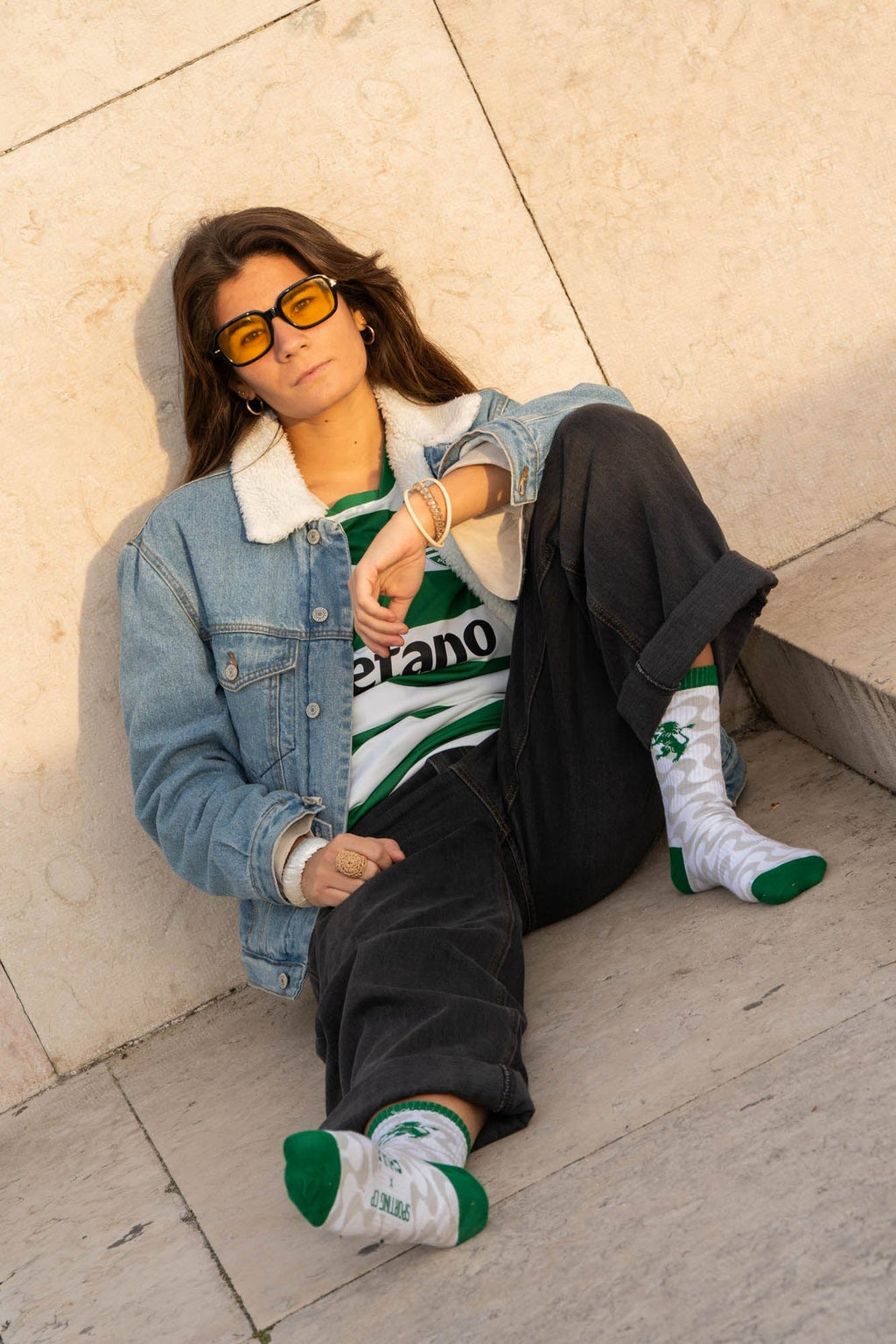 Chaussettes Sporting CP « Extérieur 25/26 » – Blanc - Chulé