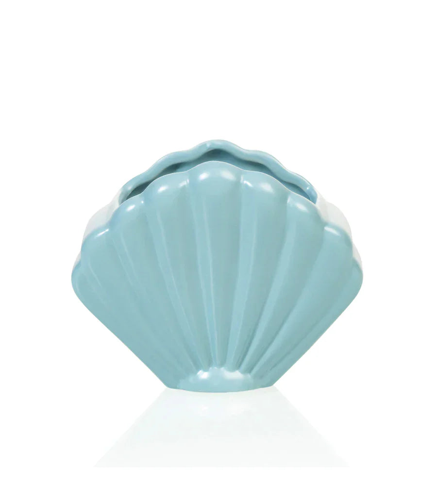 Oggetto regalo di design – pot coquillage bleu bitten BTT2053BL 4897038627530