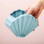 Oggetto regalo di design – pot coquillage bleu bitten 