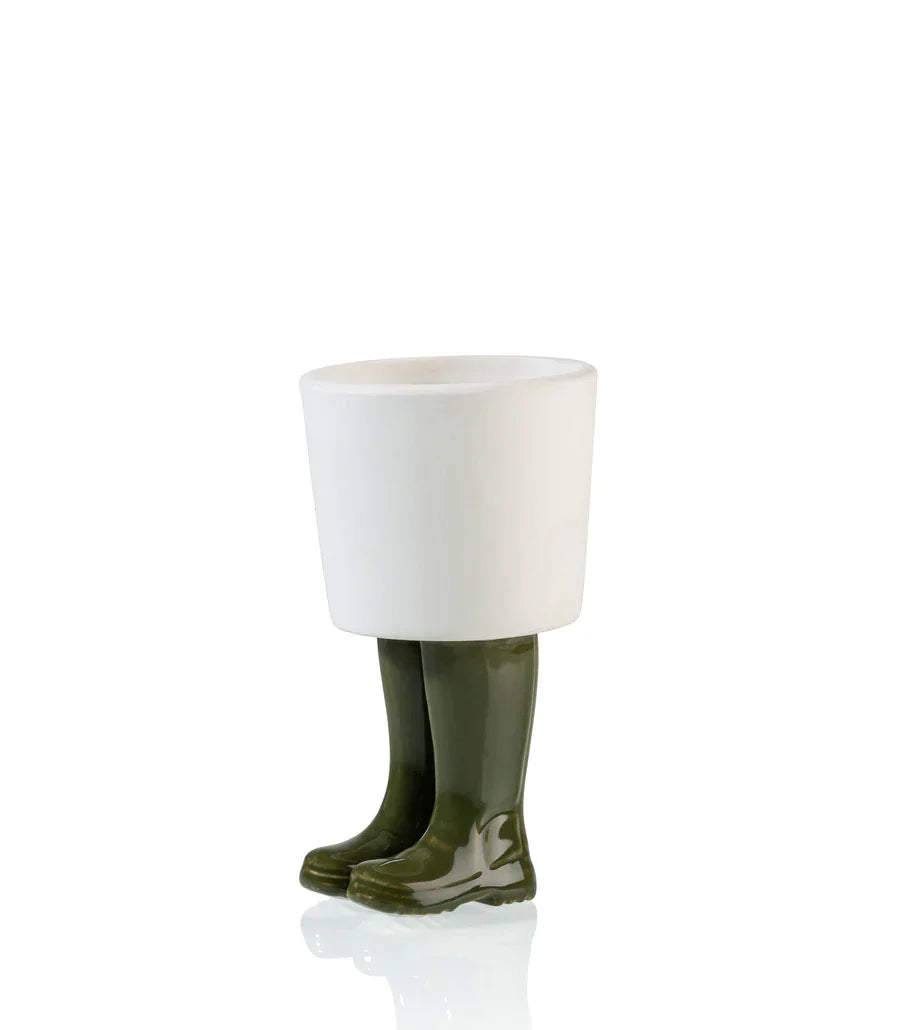 Pot de fleur Bottes Wellington Vert | Designproducten en originele cadeaus