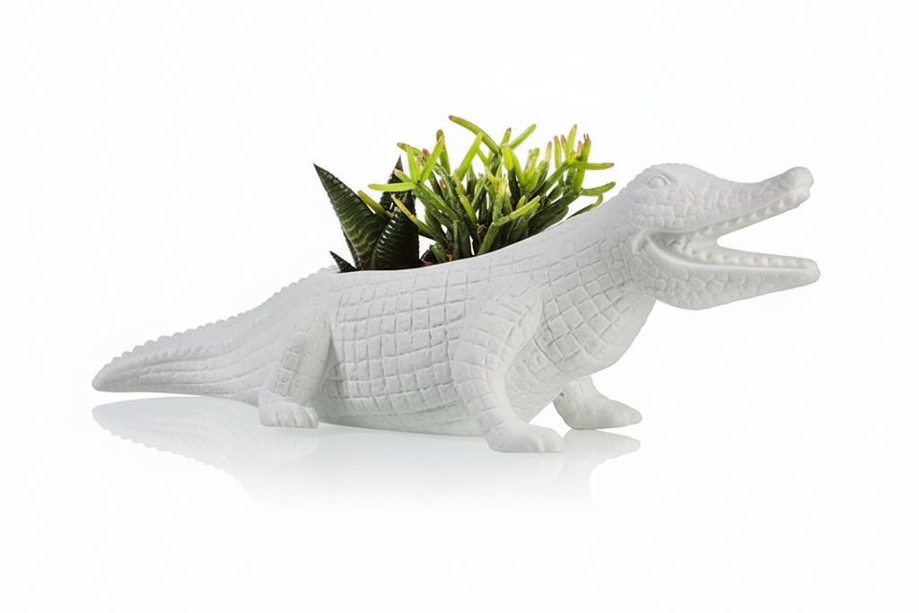 Pot de fleur Crocodile