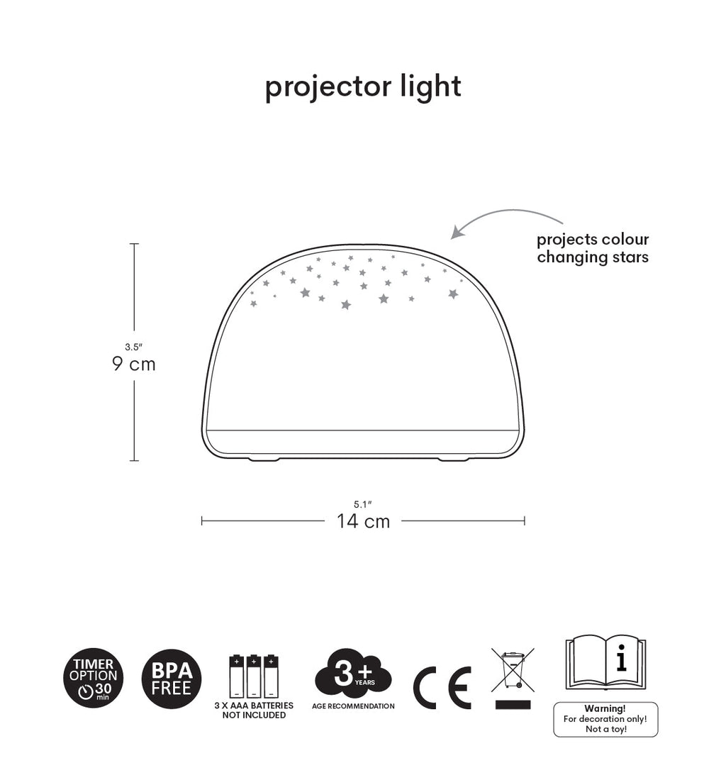 Veilleuse projecteur - Cerises – vue 6 – A Little Lovely Company