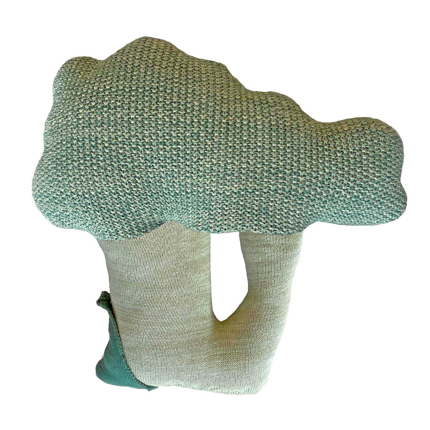 Coussin tricoté Brucy le Brocoli – Oli&Carol x Lorena Canals