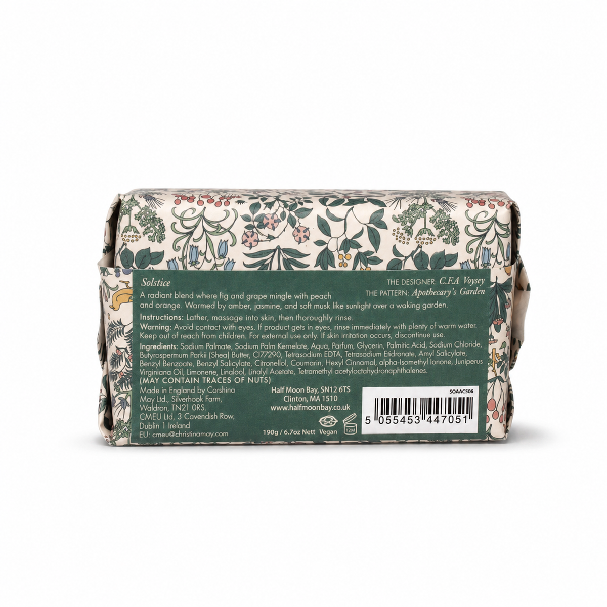 Seife ACS - Voysey Apothecary's Garden 190 g