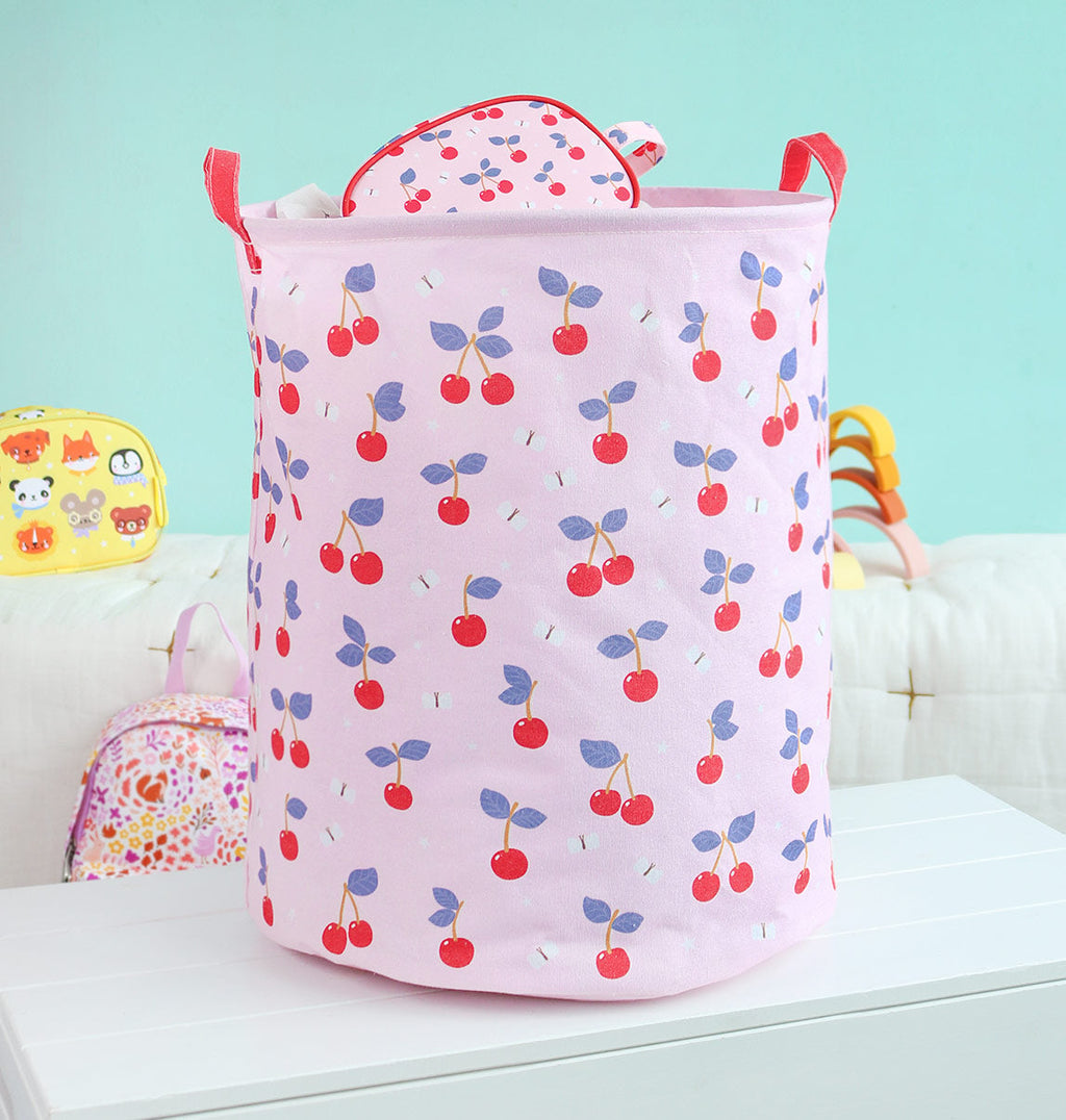 Panier de rangement - Cerises – vue 4 – A Little Lovely Company