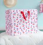 Grand sac de rangement XL - Cerises – vue 3 – A Little Lovely Company