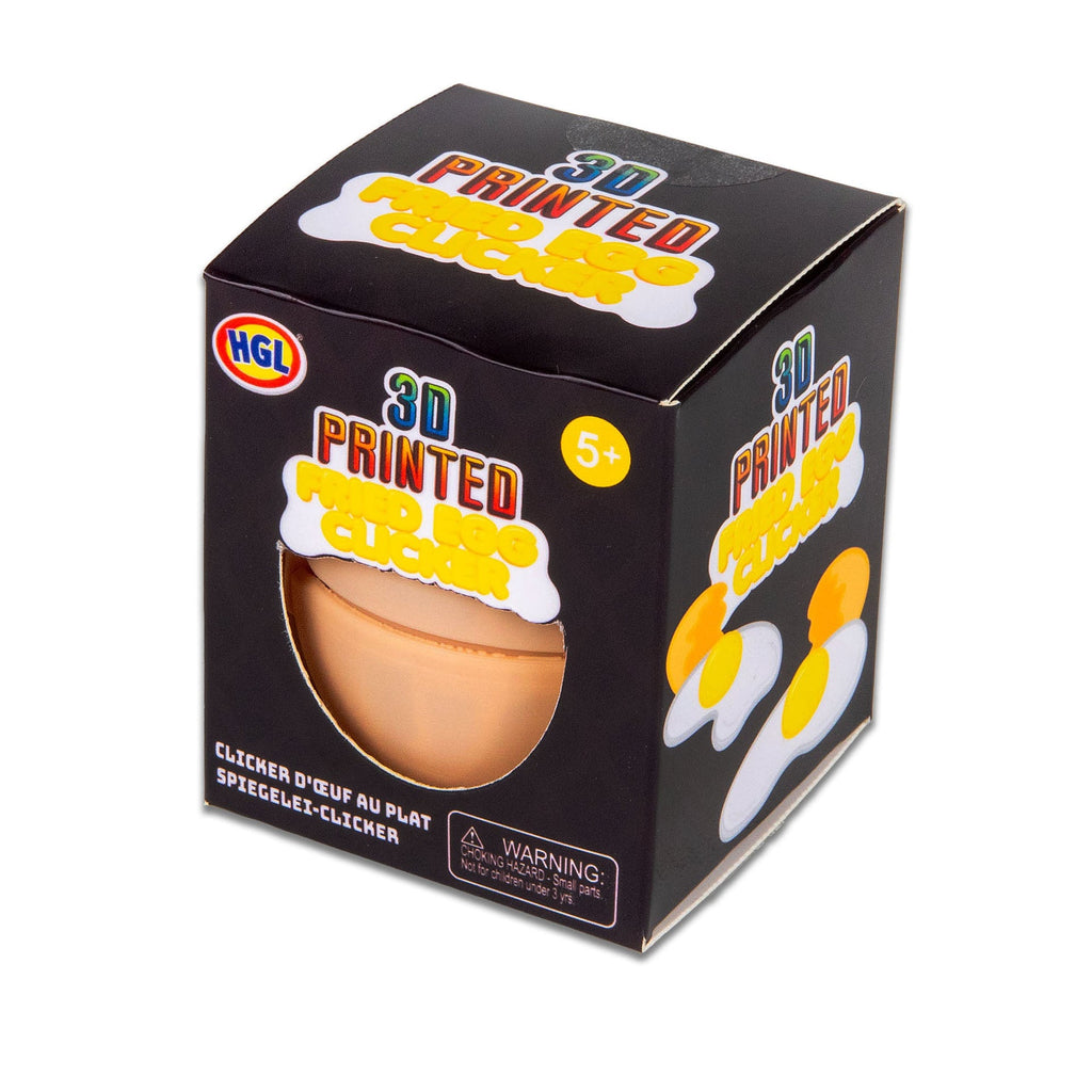 3D PRINTED FRIED EGG CLICKER