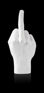F**k Hand Sculpture - White