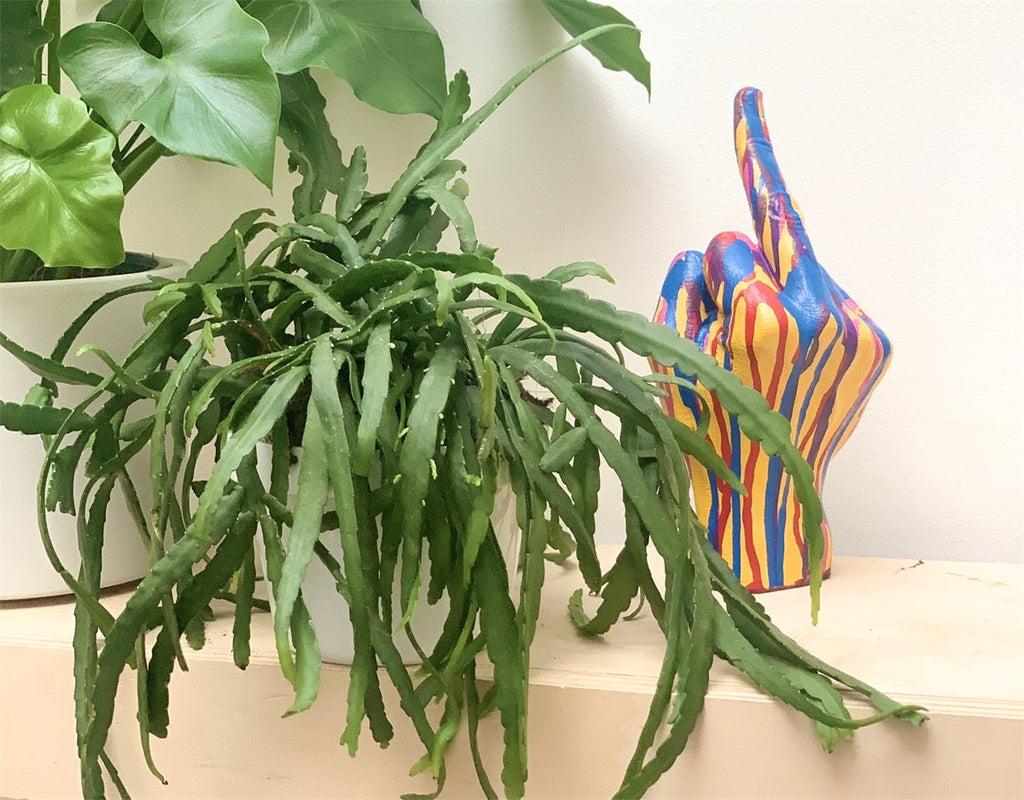 Oggetto regalo di design – sculpture main f k graffiti bitten 