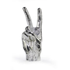 Sculpture Main Peace - Argenté Bitten – Objet déco original