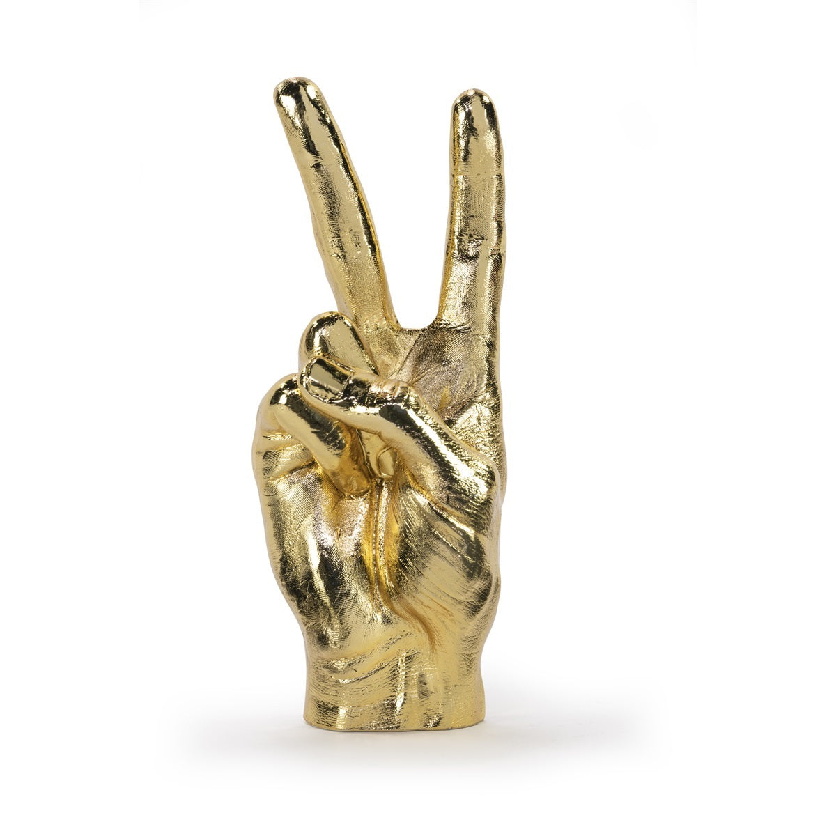 Regalo de diseño – sculpture main peace dore bitten BTT1864GD 4897038625772