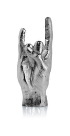 Oggetto regalo di design – sculpture main you rock argente BTT1865SI 4897038625789