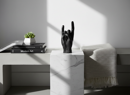 Sculpture Main You Rock - Noir