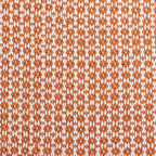 Plaid Ayla orange argile - 125 x 150 cm