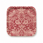 Plateau William Morris - ACS Raspberry 20x20 cm