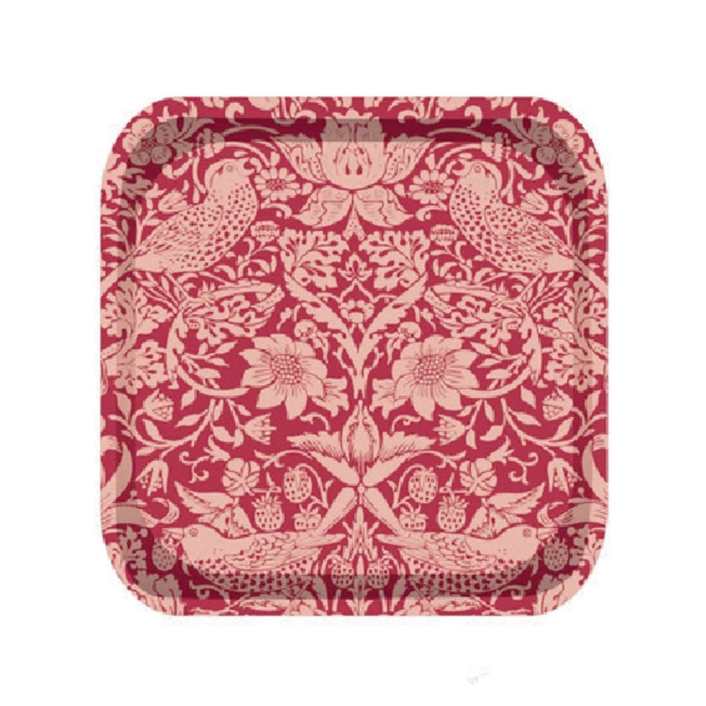 Plateau William Morris - ACS Raspberry 20x20 cm