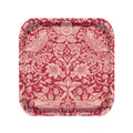 Plateau William Morris - ACS Raspberry 20x20 cm