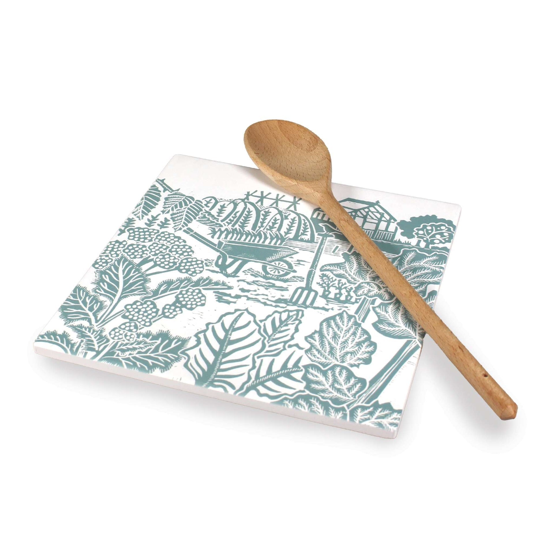 Dessous-de-plat Kate Heiss - bleu poudré - 20 cm
