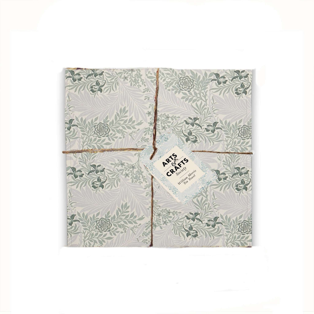 Torchon William Morris - en coton recyclé ACS Larkspur