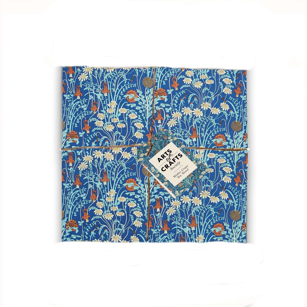 Torchon William Morris - en coton recyclé Fleurs des prés
