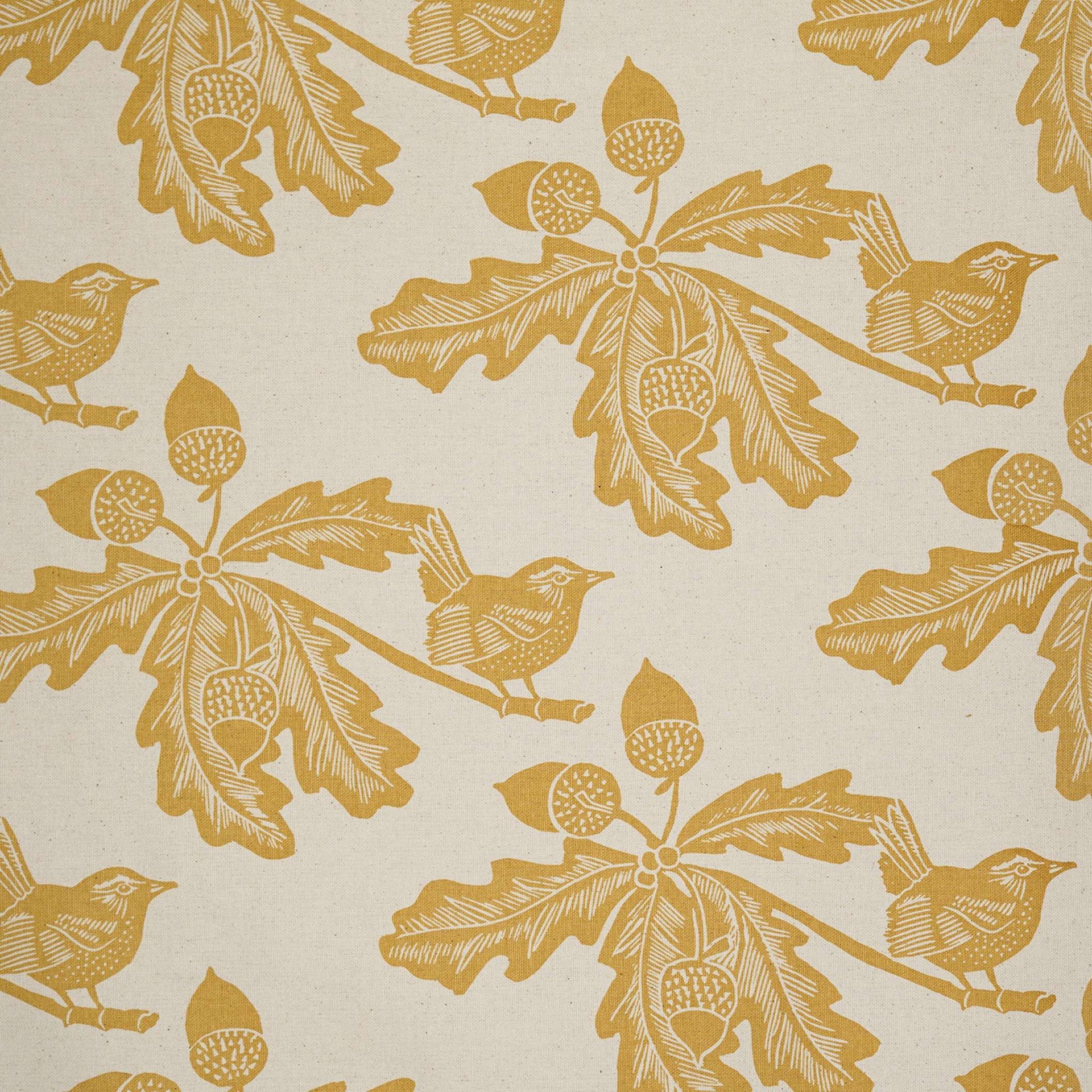 Torchon Woodland - feuille ocre