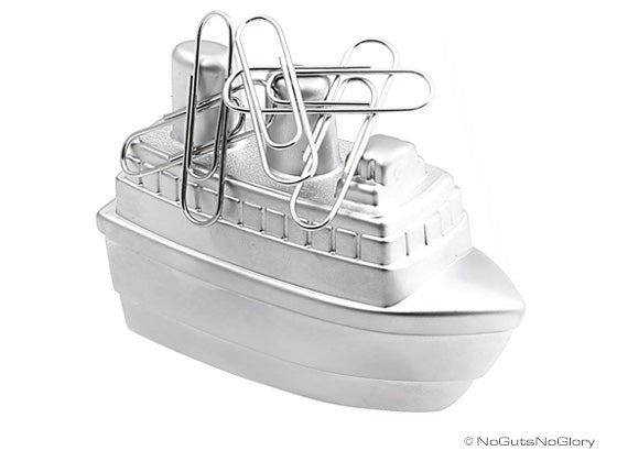 Regalo de diseño – Taille Crayon et Aimant à trombones Bateau Meta[l]morphose | Boutique d'objets cadeaux designs kokochao.com