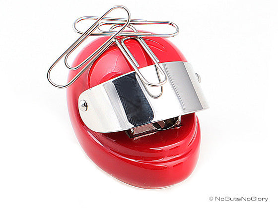 Designcadeau – Taille Crayon et Aimant à trombones Casque de Moto Meta[l]morphose | Boutique d'objets cadeaux designs kokochao.com