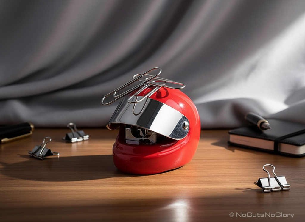 Taille Crayon et Aimant à trombones Casque de Moto | Designproducten en originele cadeaus