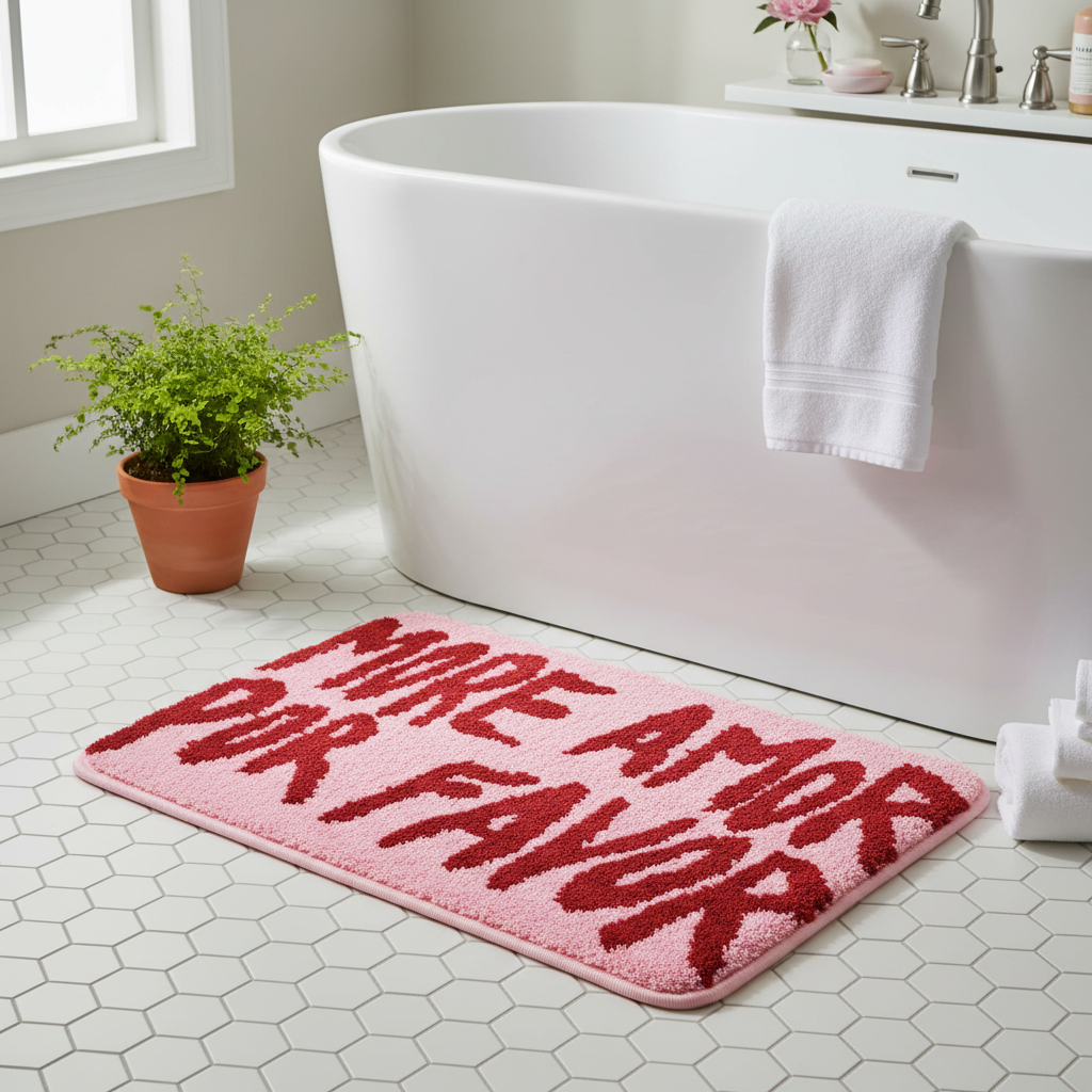 Tapis de Bain "More Amor por Favor"