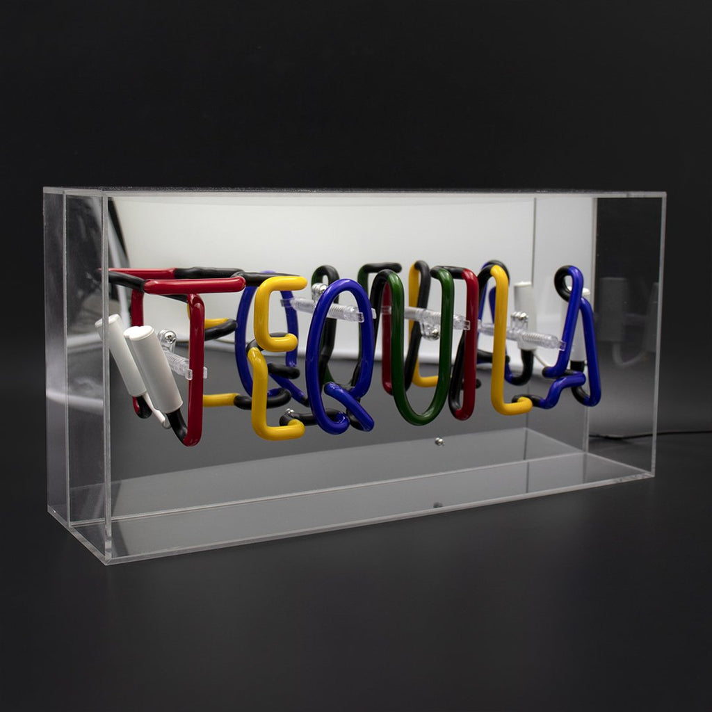 'Tequila' Glass Neon Sign