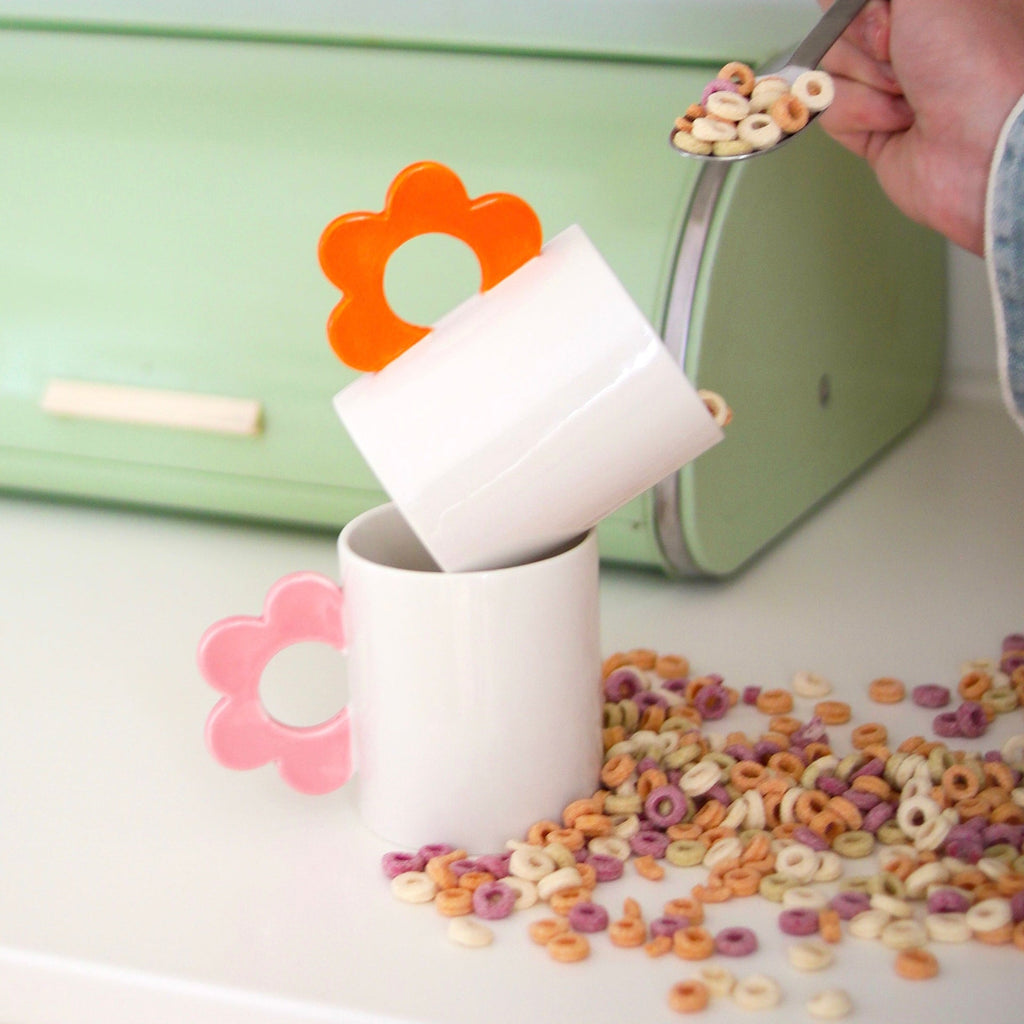 Mug Flower orange