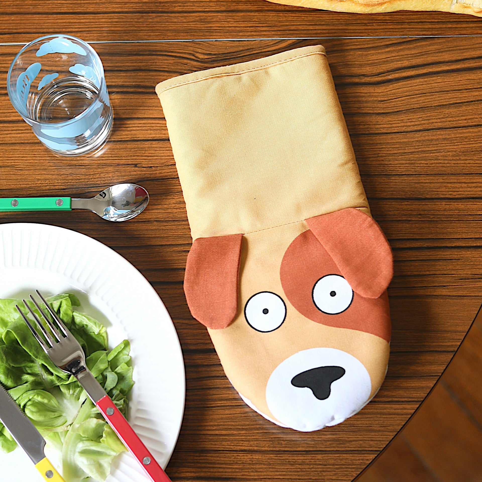 Gant de cuisine chien